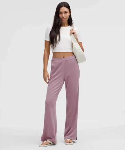 Softstreme High-Rise Wide-Leg Pique Pant *Regular