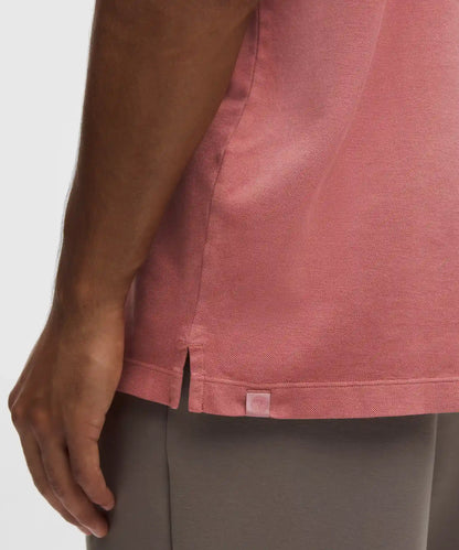 Cotton Pique Short-Sleeve Polo Shirt