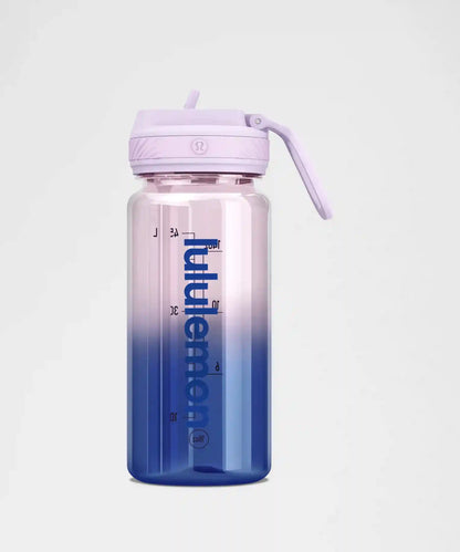 Back to Life Clear Bottle 18oz Straw Lid *Ombre