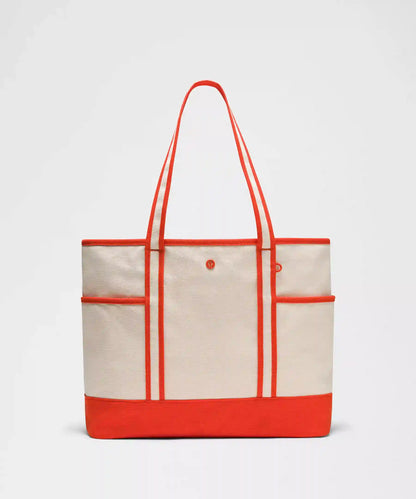 Daily Multi-Pocket Zip-Top Tote Bag 18L