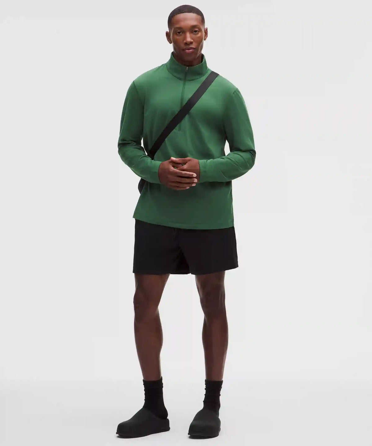 Mesh Soft Jersey Half Zip