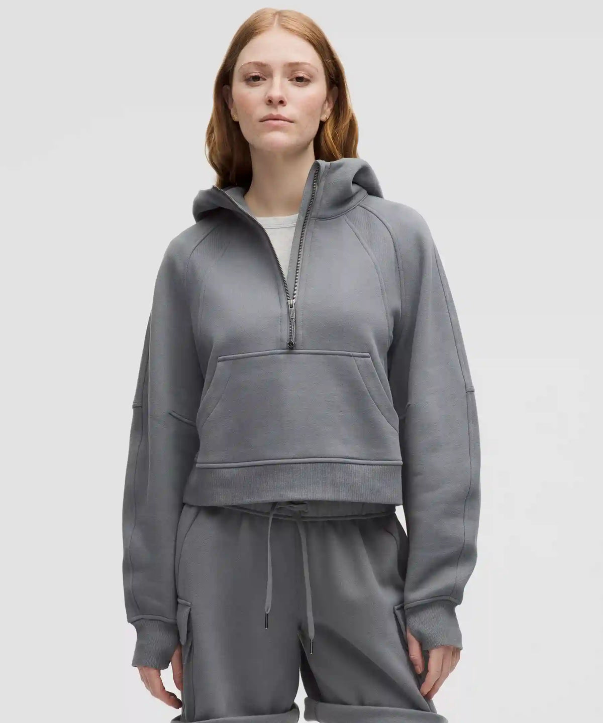 Scuba Oversized Half-Zip Hoodie