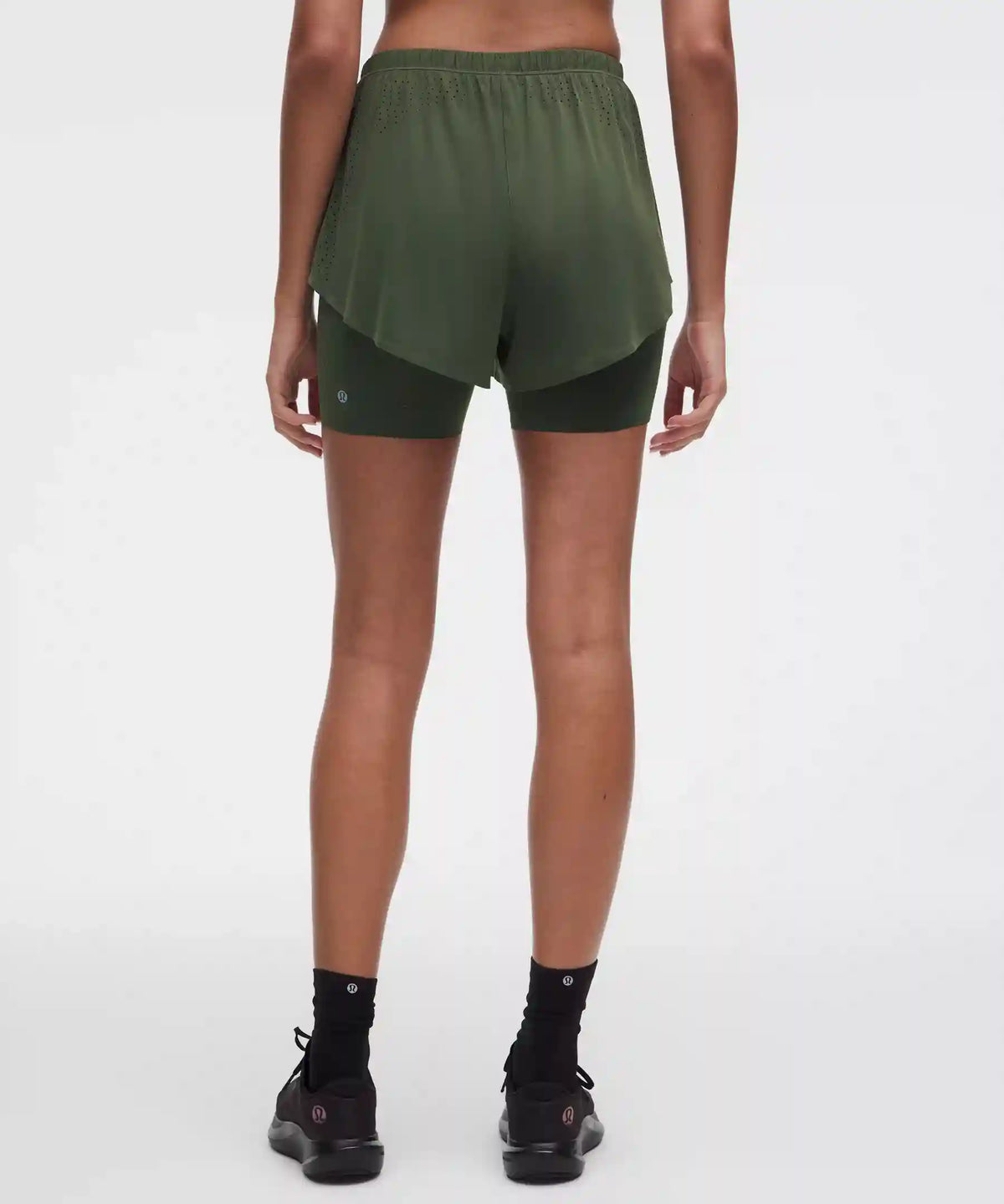 Sleek Perforated 2-in-1 High-Rise Short
