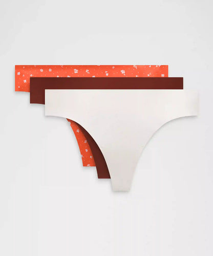 InvisiWear Mid-Rise Thong Underwear *3 Pack