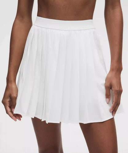 High-Rise Pleated Tennis Skirt *Long