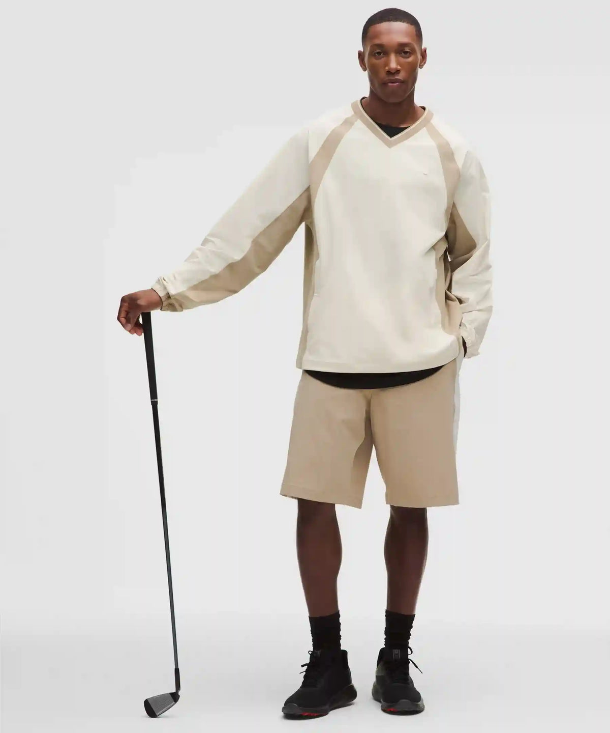 Water-Repellent Golf V-Neck Pullover