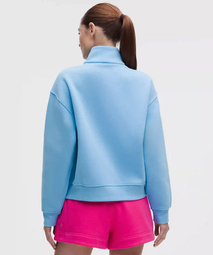 Women's Steady State SuperLoft Funnel-Neck Half Zip