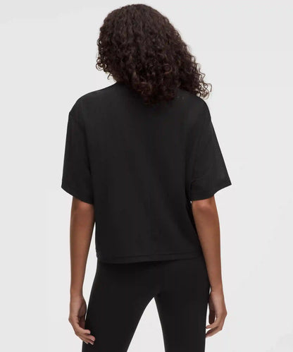 Stretch Mesh Relaxed-Fit T-Shirt