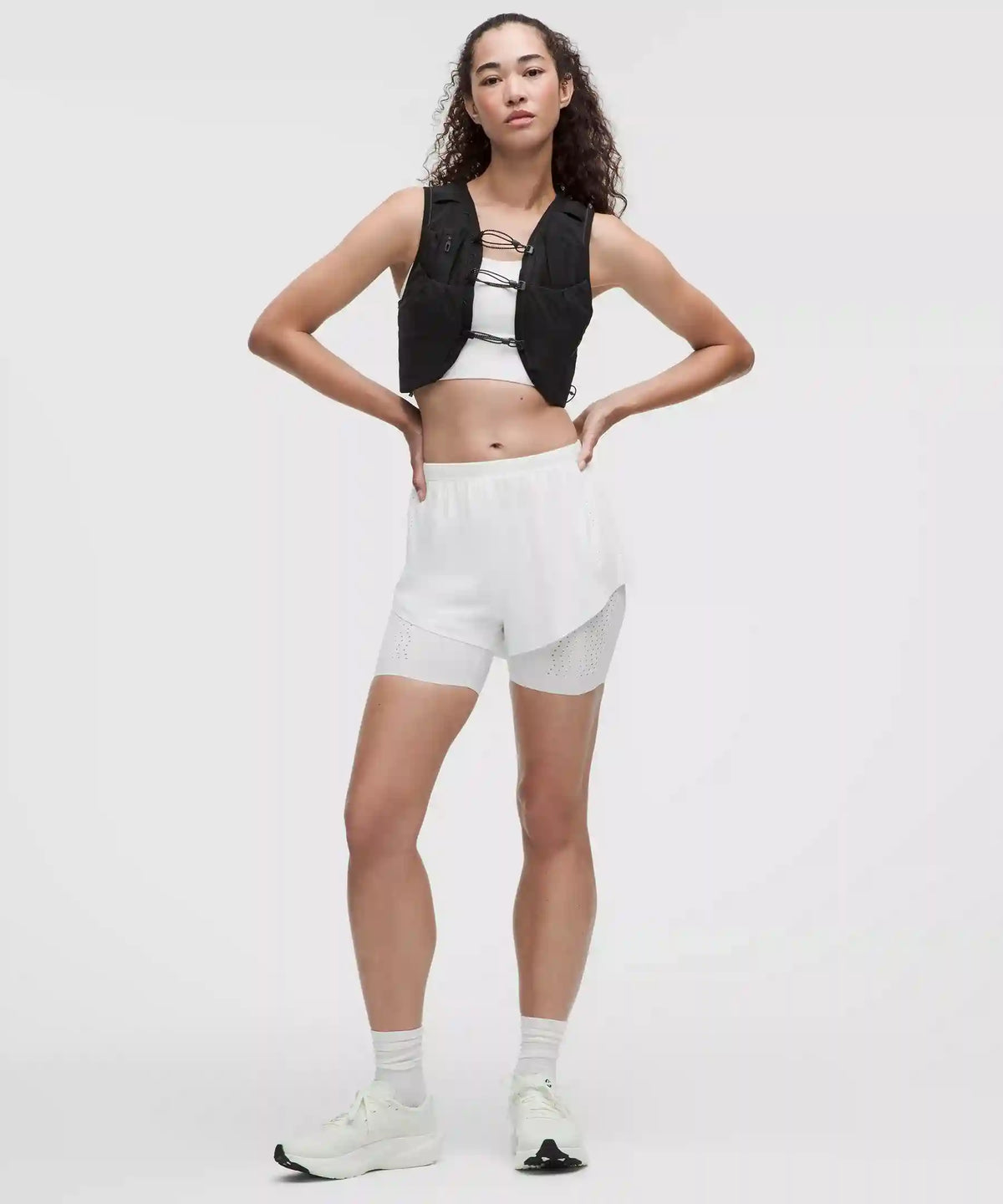 Sleek Perforated 2-in-1 High-Rise Short