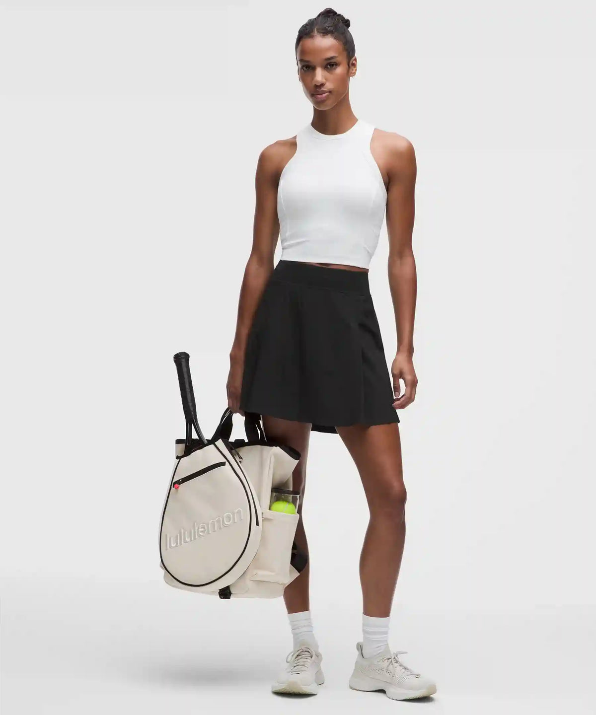A-Line Side-Pleat Tennis Skirt *Long