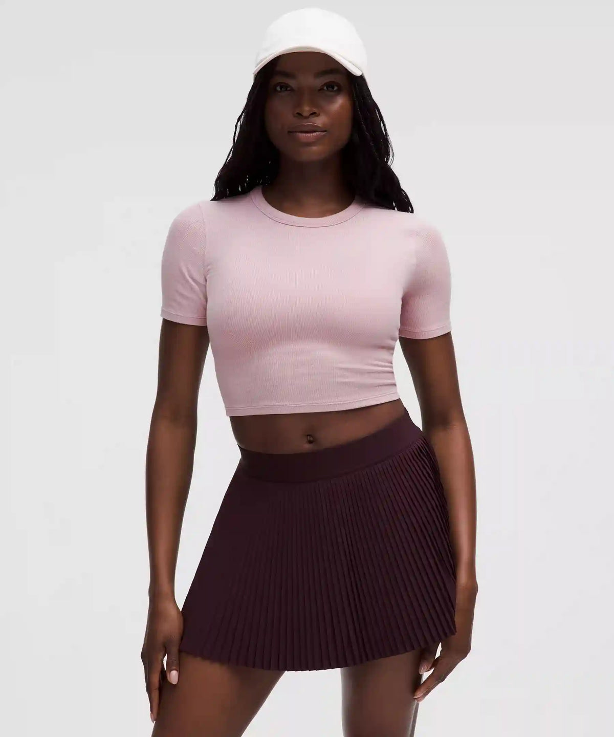 Hold Tight Straight-Hem Cropped T-Shirt