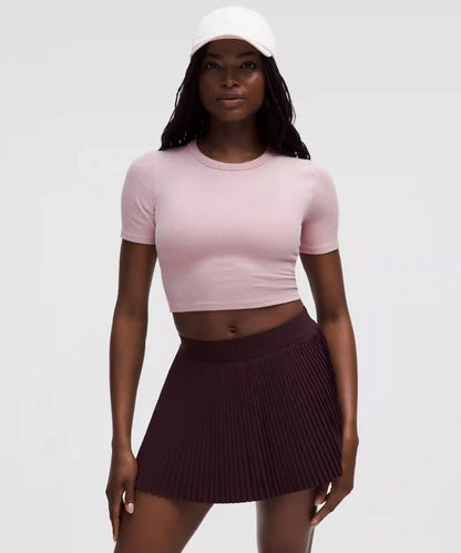 Hold Tight Straight-Hem Cropped T-Shirt