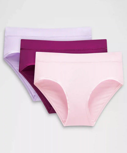 UnderEase High-Rise Bikini Underwear *3 Pack