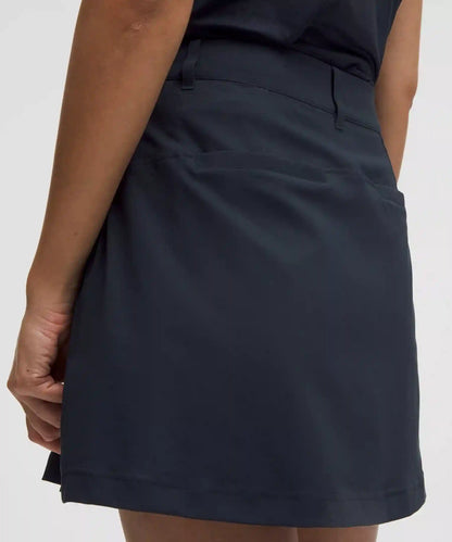 Stretch Twill Front Pleat Golf Skirt