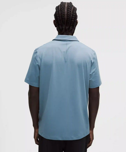 Soft Jersey Short-Sleeve Polo Shirt