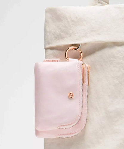 Double Zip Clippable Card Pouch