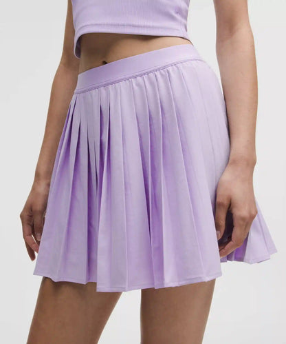 High-Rise Pleated Tennis Skirt *Long