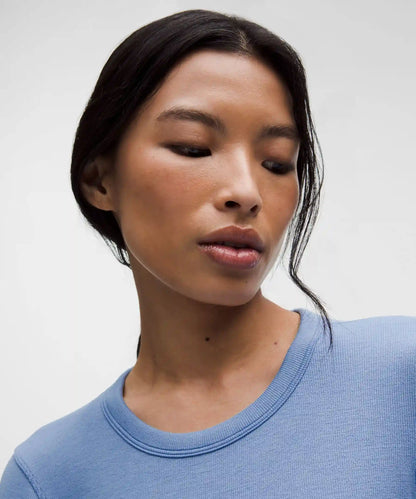 Hold Tight Straight-Hem Cropped Long-Sleeve Shirt