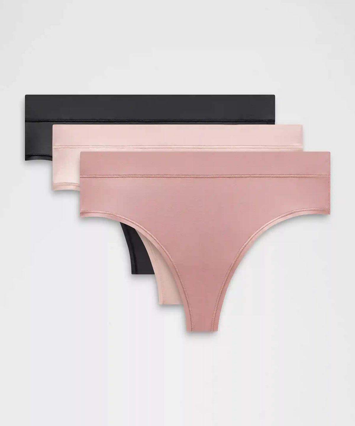 UnderEase High-Rise Thong Underwear *3 Pack