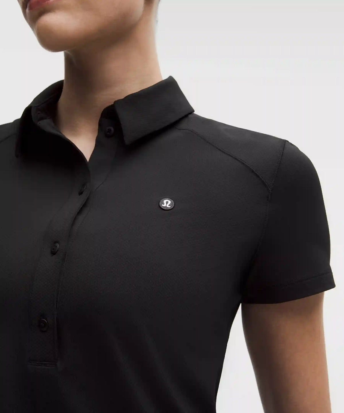 Quick-Dry Short-Sleeve Polo Shirt Straight Hem *Logo