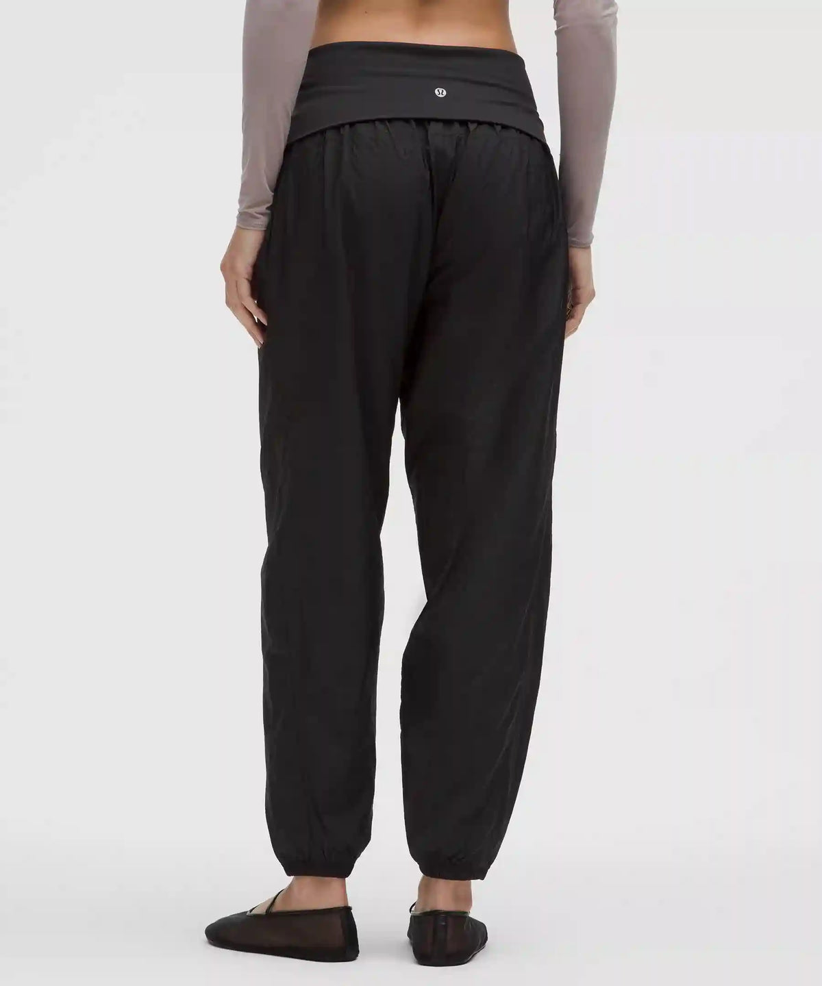 Lightweight Foldover-Waist Jogger