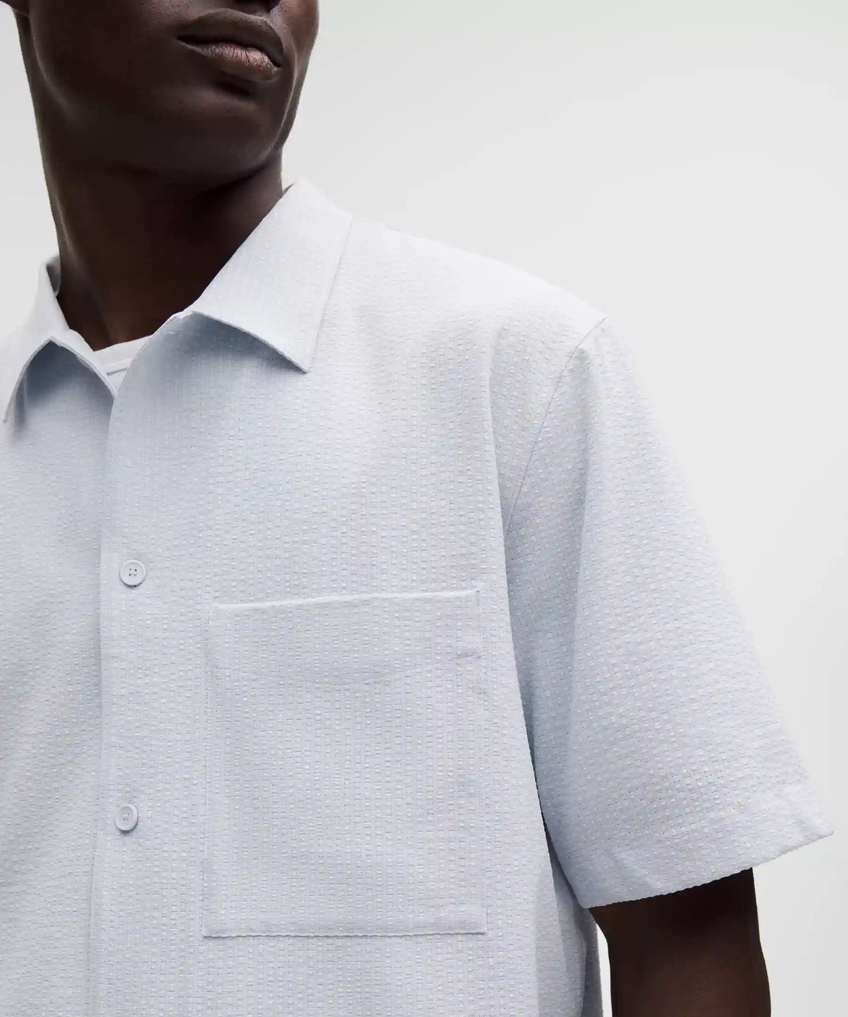Airing Easy Camp-Collar Shirt *Textured