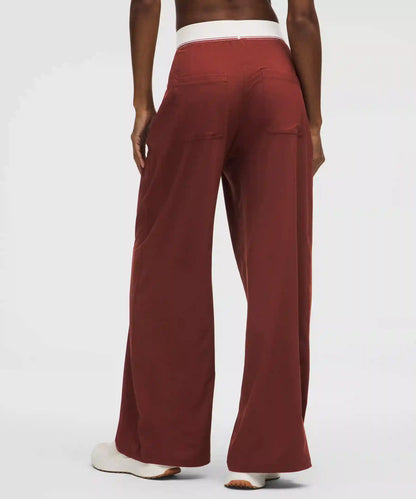 Swift High-Rise Wide-Leg Pant *Logo Waistband