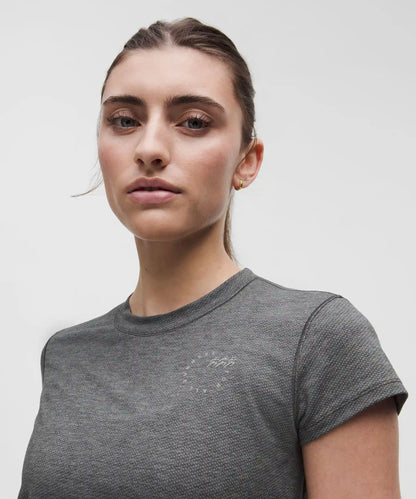 Mile Maker Run Crew Graphic Mesh Short-Sleeve Shirt