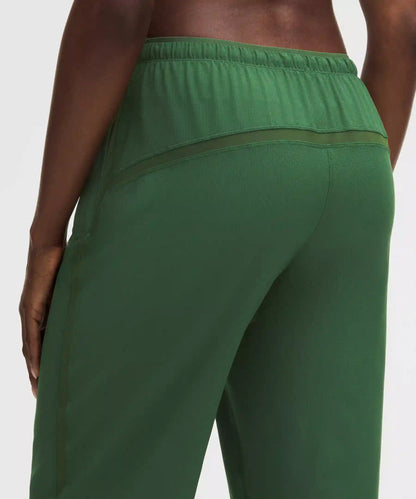 Textured Mesh High-Rise Running Pant
