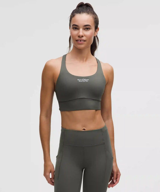 lululemon Energy Longline Bra Medium Support, B–D Cups Evolve *Move in Nature
