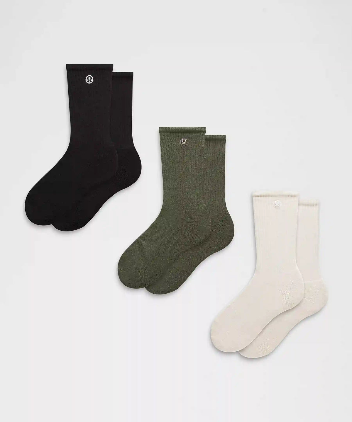 Unisex Daily Essential Crew Socks *3 Pack