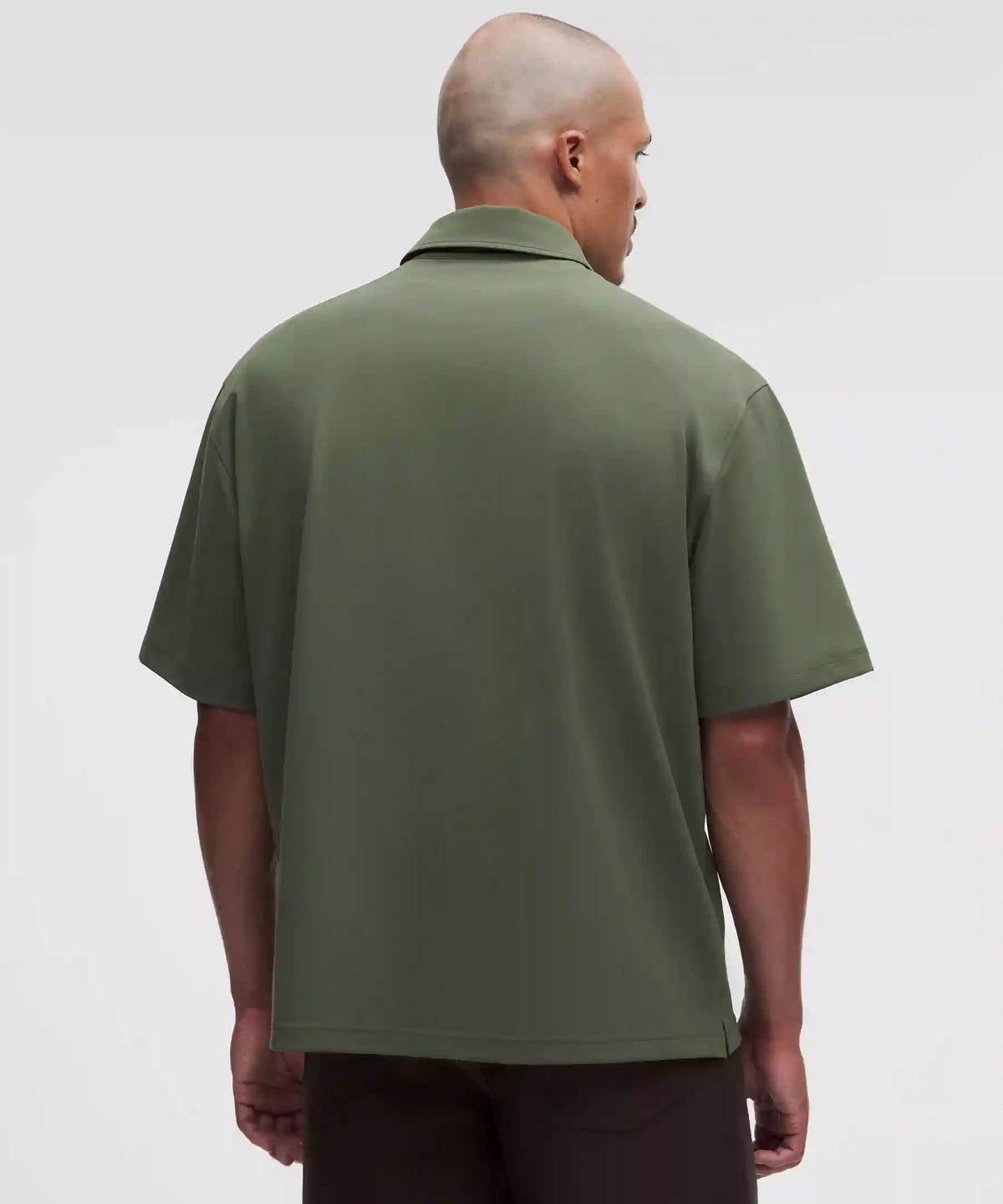 Daydrift Oversized Zip-Neck Polo Shirt