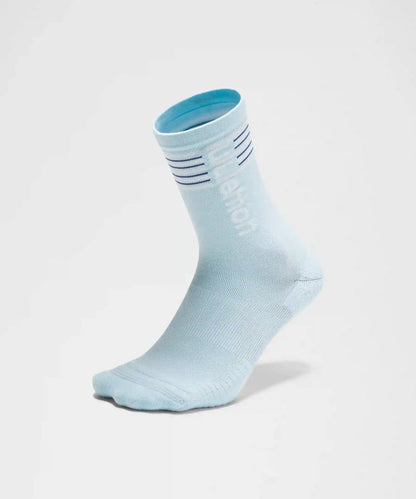 Unisex Power Stride Crew Socks *Stripe