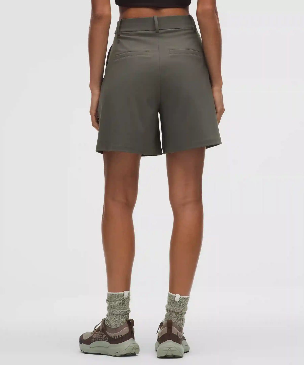 Daydrift Pleated High-Rise Short 7"