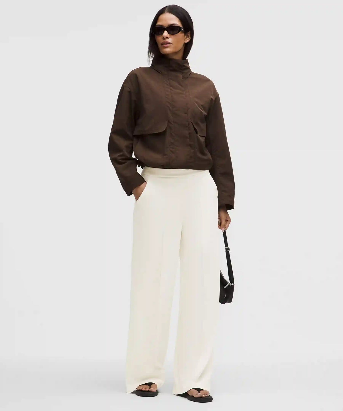 Softstreme Pintuck High-Rise Wide-Leg Pant *Regular