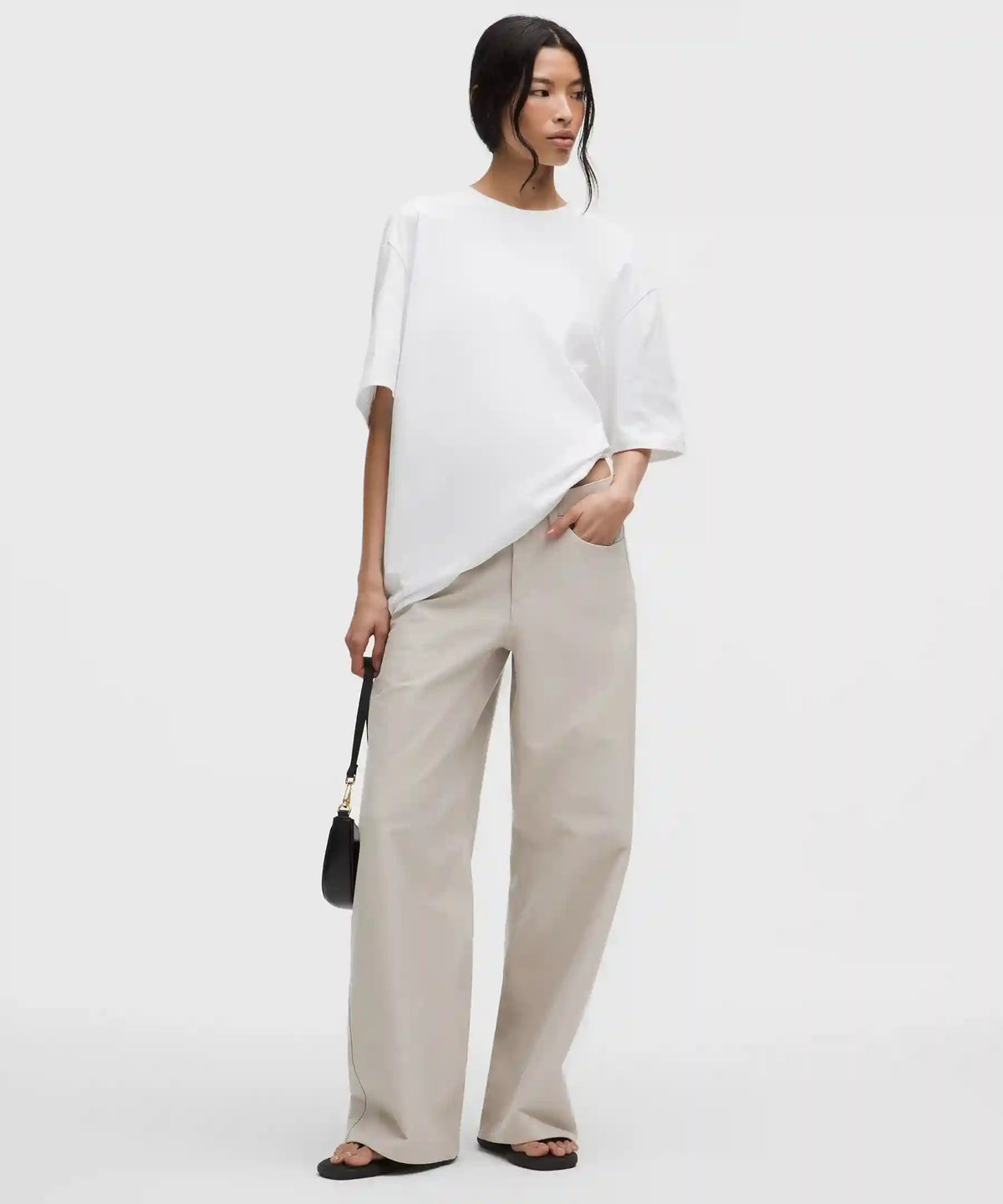 EasyFive Low-Rise Classic Wide-Leg Pant *Short