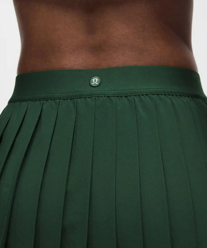 High-Rise Pleated Tennis Skirt *Long