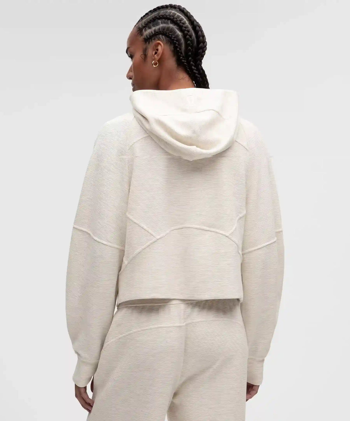 Scuba Oversized Full-Zip Hoodie *Waffle