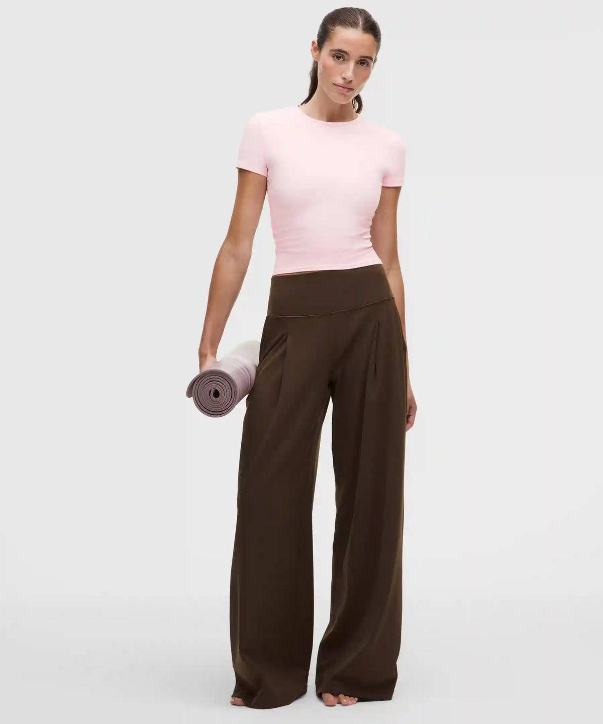 All It Takes Ribbed Keyhole Short-Sleeve Shirt