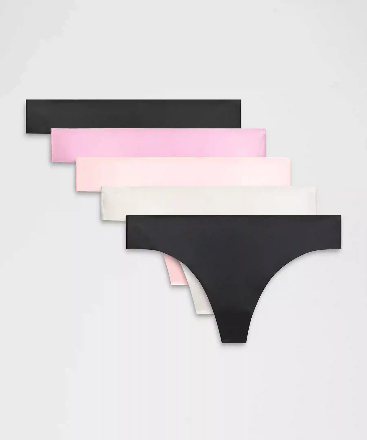 InvisiWear Mid-Rise Thong Underwear *5 Pack