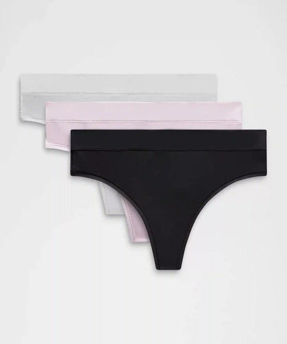 UnderEase High-Rise Thong Underwear *3 Pack