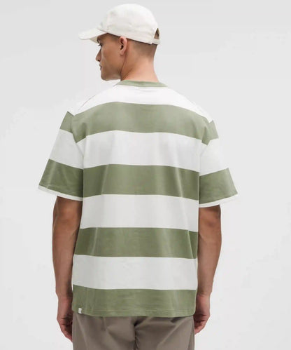 Heavyweight Cotton Jersey T-Shirt *Stripe