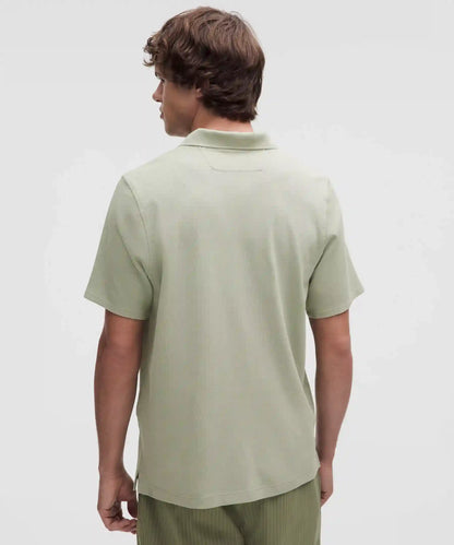Cotton Pique Short-Sleeve Polo Shirt