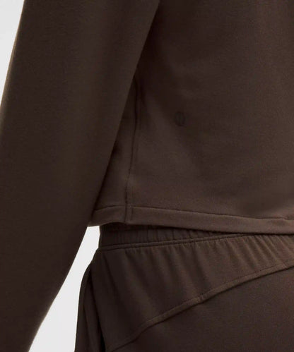 BeCalm Wrap-Front Long-Sleeve Shirt