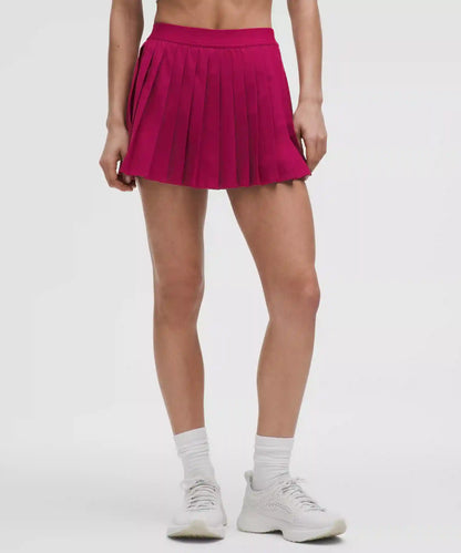 High-Rise Pleated Tennis Skirt