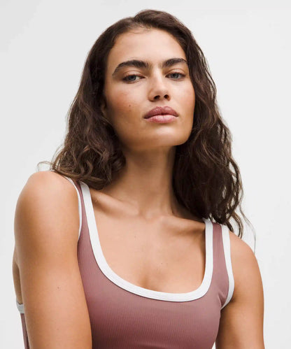Ribbed Nulu Cropped Tank Top