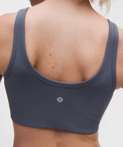 Nulu Ribbed Scoop-Neck Bra *Light Support, B/C Cup