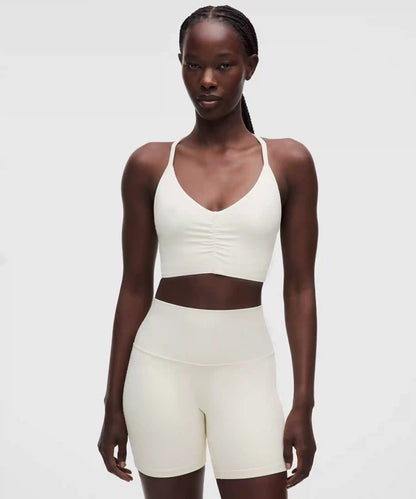 Flow Y Ruched Bra *Light Support, B/C Cup