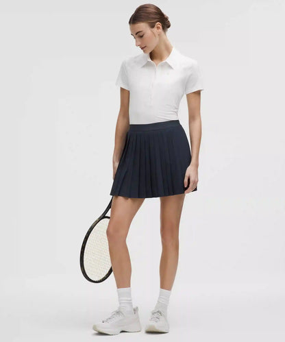 High-Rise Pleated Tennis Skirt *Long