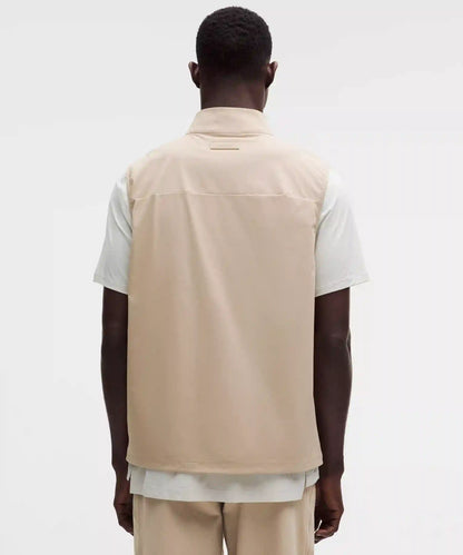 Windproof Full-Zip Golf Vest